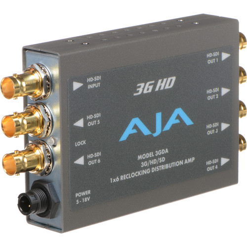 AJA 3GDA 1x6 3G-SDI distribution amplifier