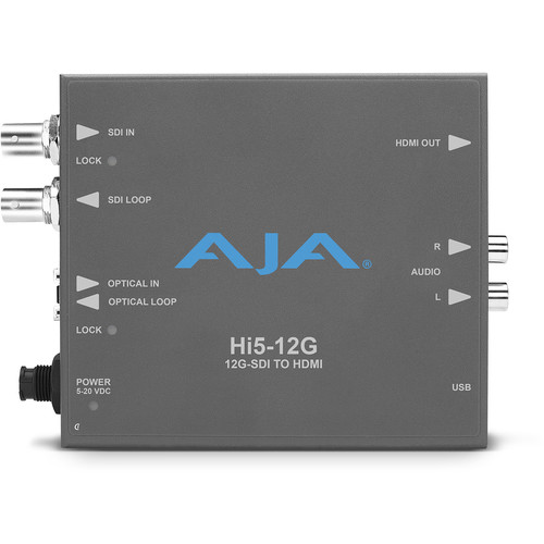 AJA Hi5-12G SDI to HDMI mini-converter