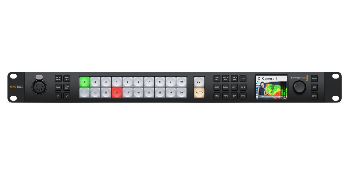 Blackmagic ATEM Constellation 4K switcher with control panel