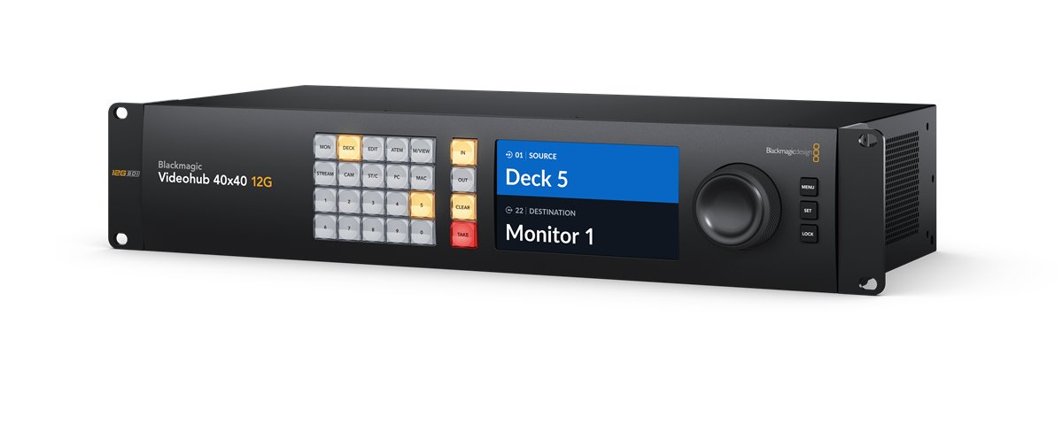 Blackmagic Smart Videohub 12G 40x40 SDI router