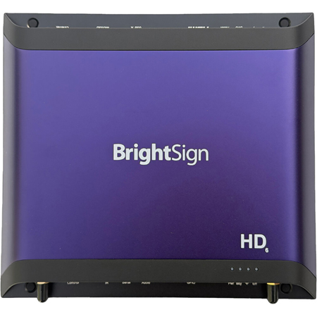 BrightSign HD226 single UHD video decoder digital signage player with GPIO