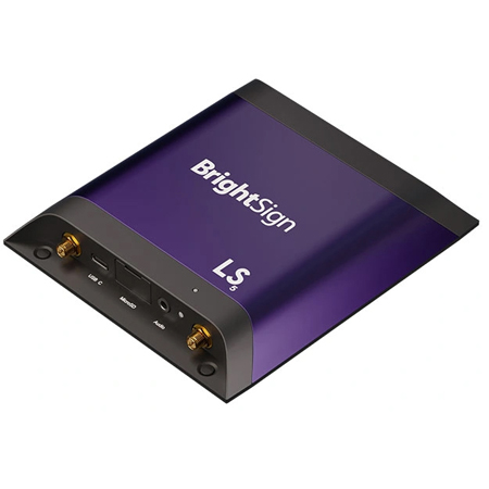 BrightSign LS445 H.265 Full HD and 4K digital signage player