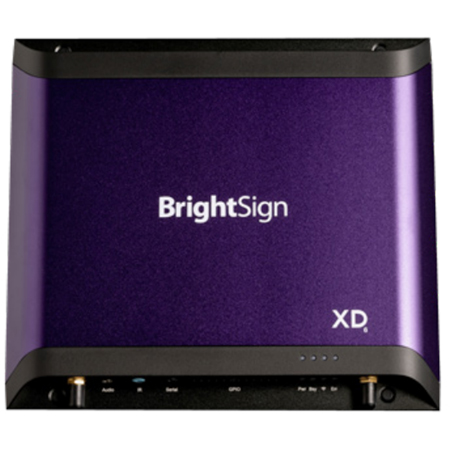 BrightSign XD1036 4K digital signage media player with dual UHD decode