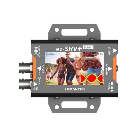 Lumantek ez-SHV+ SDI to HDMI converter with display and scaler