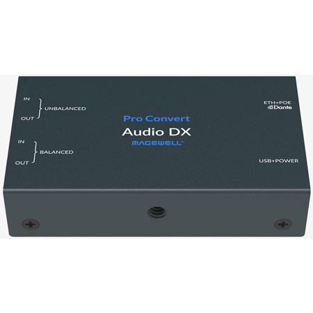 Magewell Pro Convert Audio DX bi-directional IP audio converter with Dante