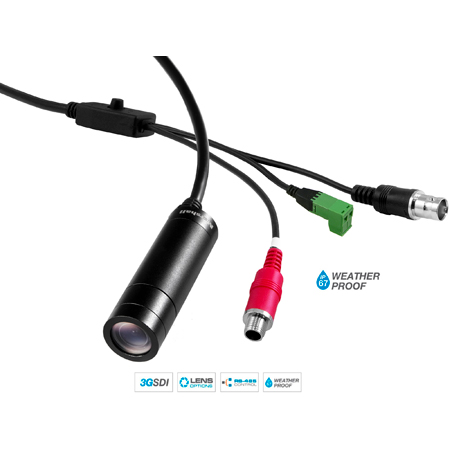 Marshall CV228 all-weather 3G-SDI POV lipstick camera