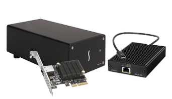 Sonnet 25GbE 10GbE and 2.5GbE Thunderbolt and PCIe network adapters